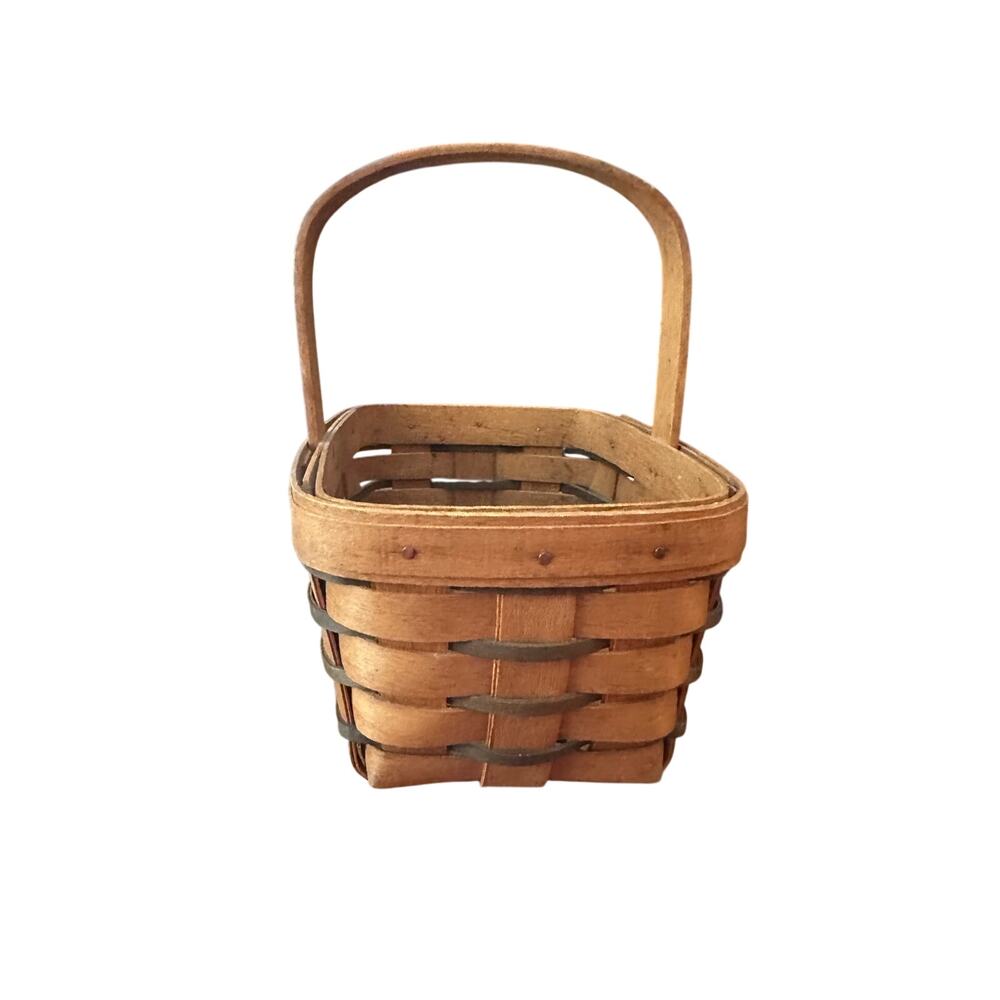 Longaberger Salt and Pepper Basket with Liner & Protector